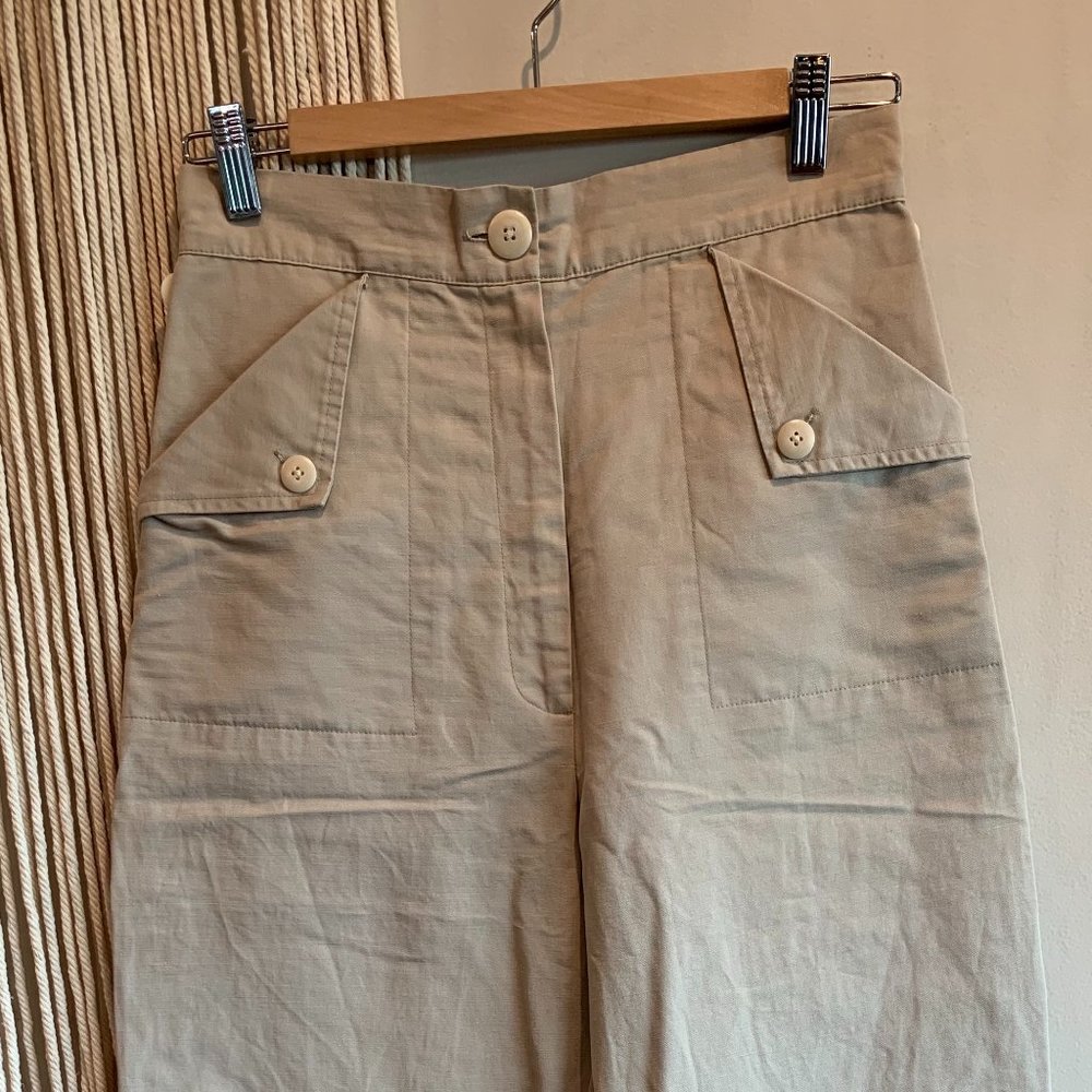 Ilana Kohn Cream Straight Leg Pants - Picture 3 of 5
